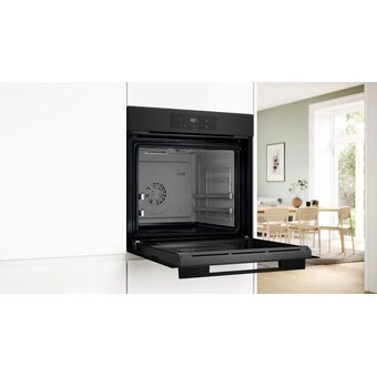  Духовой шкаф BOSCH HJG852YT0T черный матовый 