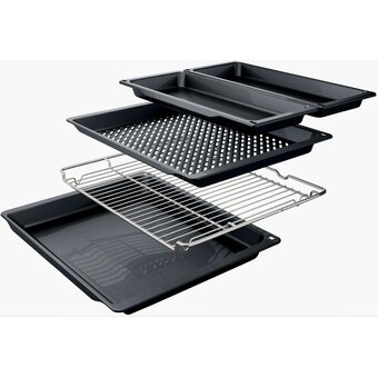  Духовой шкаф BOSCH HJG852YT0T черный матовый 