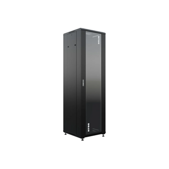  Шкаф коммутационный NTSS Премиум NTSS-R42U6060GS-BL напольный 42U 600x600мм черный 