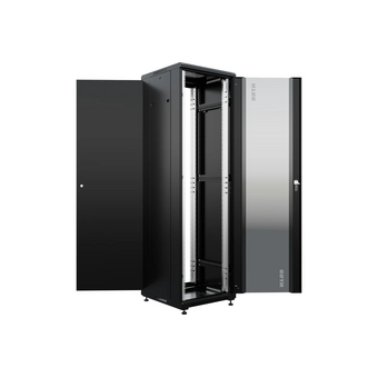  Шкаф коммутационный NTSS Премиум NTSS-R42U6060GS-BL напольный 42U 600x600мм черный 