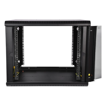  Шкаф коммутационный ЦМО ШРН-Эконом ШРН-Э-12.350-9005 настенный 12U 600x350мм черный 