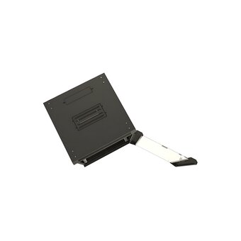  Шкаф коммутационный Hyperline (TWB-0666-GP-RAL9004) настенный 6U 600x600мм черный 