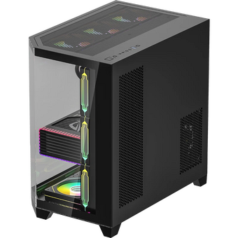  Корпус Formula Crystal Z6 Floe, ATX, без БП, черный 