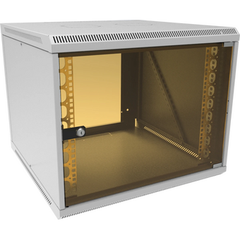  Шкаф коммутационный Suprlan 05-1096 настенный 9U 600x600мм светло-серый 