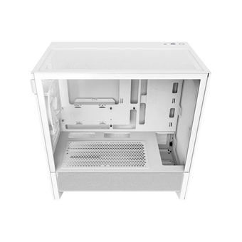  Корпус NZXT H3 Flow (CC-H31FW-01) без БП (2025), Midi-Tower, TG, 1x120mm, 1xUSB-A 3.2 + mATX, mITX White 