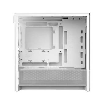  Корпус NZXT H3 Flow (CC-H31FW-01) без БП (2025), Midi-Tower, TG, 1x120mm, 1xUSB-A 3.2 + mATX, mITX White 