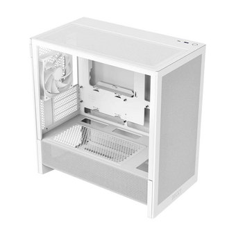  Корпус NZXT H3 Flow (CC-H31FW-01) без БП (2025), Midi-Tower, TG, 1x120mm, 1xUSB-A 3.2 + mATX, mITX White 