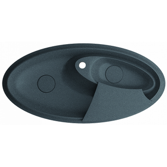 Кухонная мойка Marmorin Silvanus black Metalic 