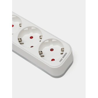  Сетевой фильтр Deli ET436 5м (4 розетки) белый 