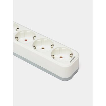  Сетевой фильтр Deli ET437 1.8м (5 розеток) белый 
