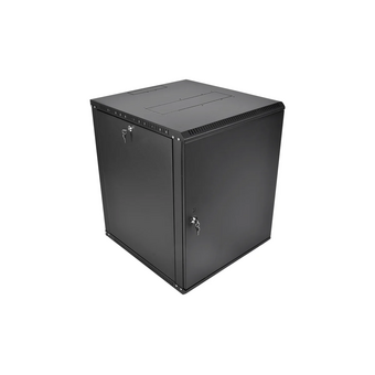  Шкаф коммутационный ЦМО ШРН-Эконом ШРН-Э-12.650.1-9005 настенный 12U 600x650мм черный 