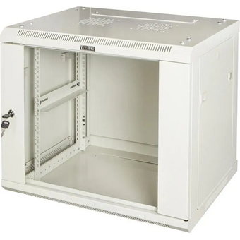  Шкаф коммутационный Lanmaster Pro TWT-CBWPG-12U-6X4-GY настенный 12U 600x450мм серый 