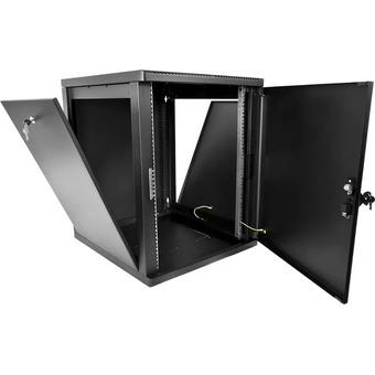  Шкаф коммутационный ЦМО ШРН-М-15.650.1-9005 настенный 15U 600x650мм черный 