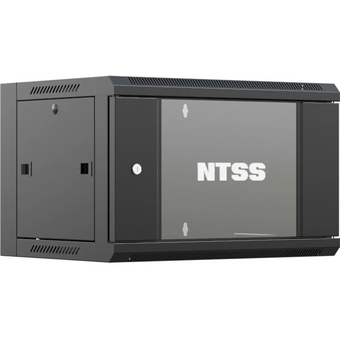  Шкаф коммутационный NTSS NTSS-W9U6060GS-BL настенный 9U 570x600мм черный 