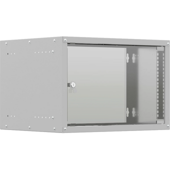  Шкаф коммутационный NTSS Lime NTSS-WL6U5545GS настенный 6U 550x450мм серый 