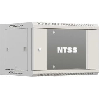  Шкаф коммутационный NTSS Премиум NTSS-W18U6060GS настенный 18U 600x600мм серый 