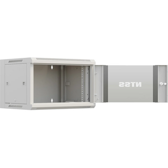  Шкаф коммутационный NTSS Премиум NTSS-W18U6060GS настенный 18U 600x600мм серый 