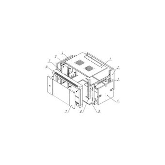  Шкаф коммутационный NTSS Премиум NTSS-W18U6060GS настенный 18U 600x600мм серый 
