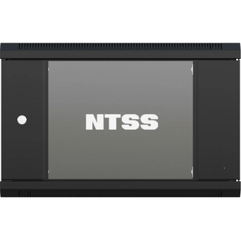 Шкаф коммутационный NTSS NTSS-W12U6045GS (NTSS-W12U6045GS-BL) настенный 12U 570x450мм черный   Шкаф коммутационный NTSS NTSS-W12U6045GS (NTSS-W12U6045GS-BL) настенный 12U 570x450мм черный