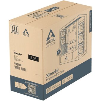  Корпус ARCTIC Xtender (Mirror Black) ACPCC00018A 