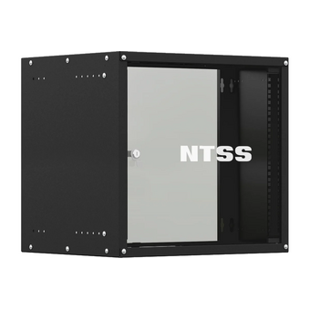  Шкаф коммутационный NTSS Lime NTSS-WL9U5545GS-BL настенный 9U 550x450мм черный 