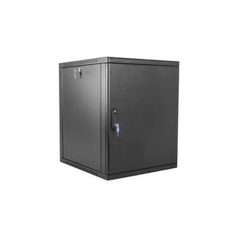  Шкаф коммутационный ЦМО ШРН-15.650.1-9005 настенный 15U 600x658мм черный 
