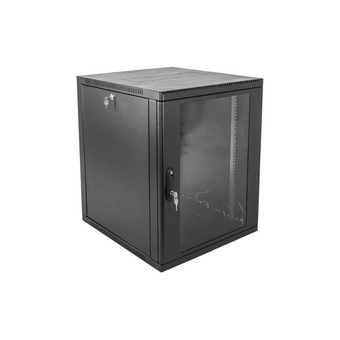  Шкаф коммутационный ЦМО ШРН-15.500-9005 настенный 15U 600x529мм черный 