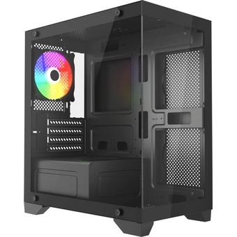  Корпус Accord ACC-350-02B, mATX, без БП, черный 