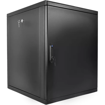  Шкаф коммутационный ЦМО ШРН-М-12.650.1-9005 настенный 12U 600x650мм черный 