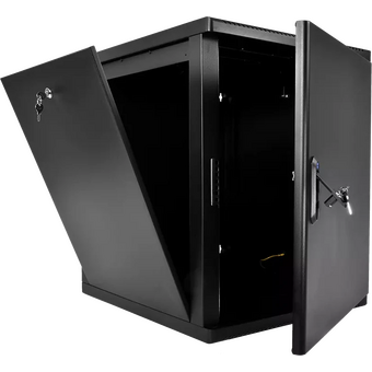  Шкаф коммутационный ЦМО ШРН-М-12.650.1-9005 настенный 12U 600x650мм черный 