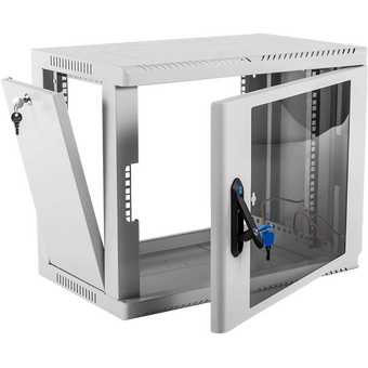  Шкаф коммутационный ЦМО ШРН-12.350 настенный 12U 600x359мм серый 