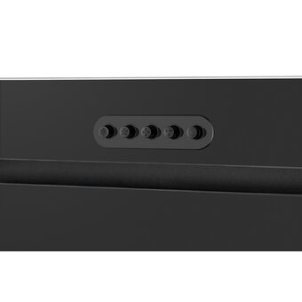  Вытяжка Weissgauff Aura 456 PB Black Glass 