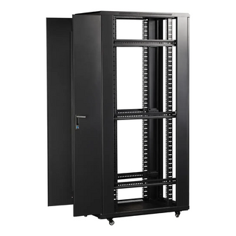  Шкаф коммутационный Lanmaster TWT-CBB-32U-6X8-G1 напольный 32U 600x800мм черный 