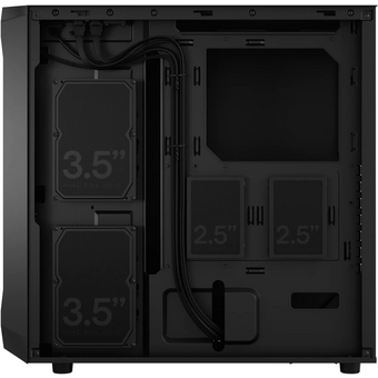  Корпус Fractal Design Focus 2 (FD-C-FOC2A-07) без БП, Midi-Tower, 2x140mm, 2xUSB-A 3.0, ATX, mITX Black 