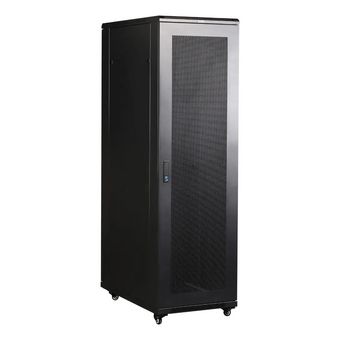  Шкаф коммутационный Lanmaster TWT-CBB-32U-6X8-G1 напольный 32U 600x800мм черный 