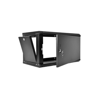  Шкаф коммутационный ЦМО ШРН-6.350.1-9005 настенный 6U 600x350мм черный 