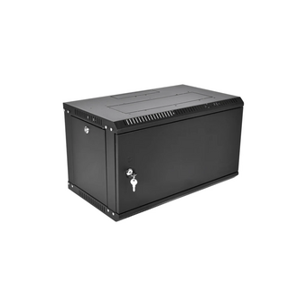  Шкаф коммутационный ЦМО ШРН-Эконом ШРН-Э-6.650.1-9005 настенный 6U 600x650мм серый 