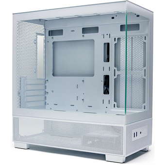  Корпус XASTRA Q500M-0F White (Q500M-0F-WH) mATX/Aquarium/Screewless/no fans 