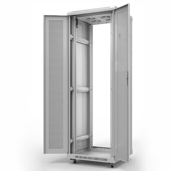  Шкаф коммутационный Rexant 04-2766-211 напольный 27U 600x600мм серый 