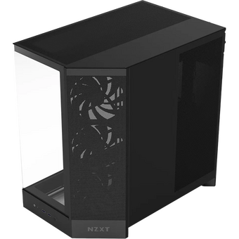  Корпус NZXT H9 Flow (CM-H92FB-01) без БП (2025), Midi-Tower, TG, 3x140mm + 1x120mm, 2xUSB-A 3.2 1xUSB-C E-ATX, ATX, mITX Black 