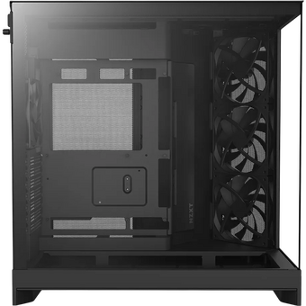  Корпус NZXT H9 Flow (CM-H92FB-01) без БП (2025), Midi-Tower, TG, 3x140mm + 1x120mm, 2xUSB-A 3.2 1xUSB-C E-ATX, ATX, mITX Black 