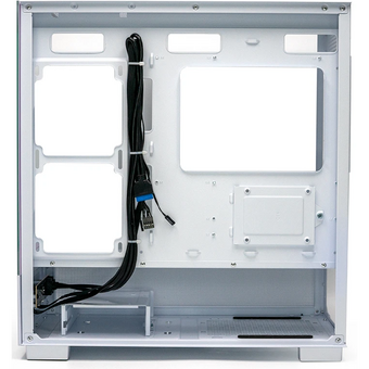  Корпус XASTRA Q500M-0F White (Q500M-0F-WH) mATX/Aquarium/Screewless/no fans 