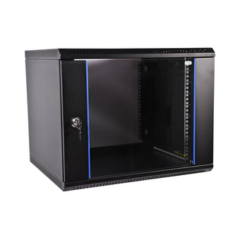  Шкаф коммутационный ЦМО ШРН-Эконом ШРН-Э-12.500-9005 настенный 12U 600x520мм черный 