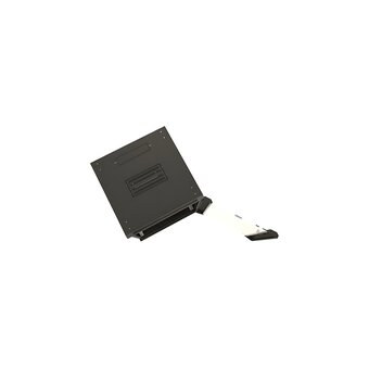  Шкаф коммутационный Hyperline (TWB-FC-1266-GP-RAL9004) настенный 12U 600x600мм черный 