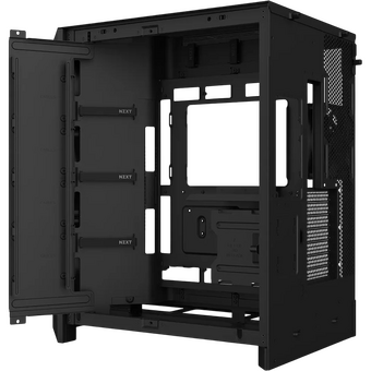  Корпус NZXT H9 Flow (CM-H92FB-01) без БП (2025), Midi-Tower, TG, 3x140mm + 1x120mm, 2xUSB-A 3.2 1xUSB-C E-ATX, ATX, mITX Black 