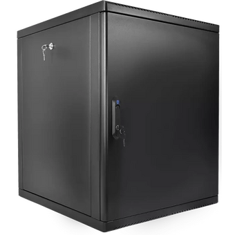  Шкаф коммутационный ЦМО ШРН-М-12.500.1-9005 настенный 12U 600x456мм черный 