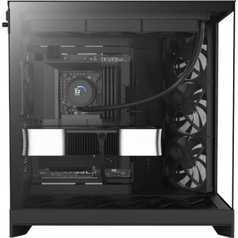  Корпус NZXT H9 Flow (CM-H92FB-01) без БП (2025), Midi-Tower, TG, 3x140mm + 1x120mm, 2xUSB-A 3.2 1xUSB-C E-ATX, ATX, mITX Black 