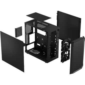  Корпус Fractal Design Focus 2 (FD-C-FOC2A-07) без БП, Midi-Tower, 2x140mm, 2xUSB-A 3.0, ATX, mITX Black 