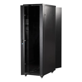  Шкаф коммутационный Lanmaster TWT-CBB-32U-6X8-G1 напольный 32U 600x800мм черный 