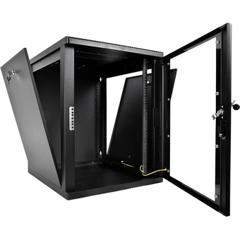  Шкаф коммутационный ЦМО ШРН-М-15.650-9005 настенный 15U 600x650мм черный 